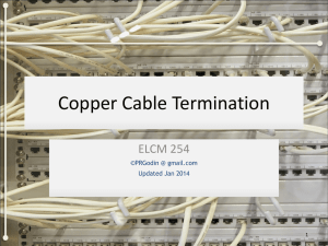 PPT: Copper Connectors
