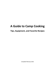 A Guide to Camp Cooking