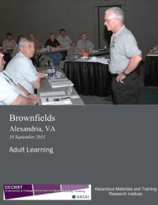 Adult Learning - Brownfields Toolbox