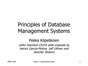 THJ: Principles of Database Systems