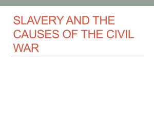 SlaveryCausesCivil War