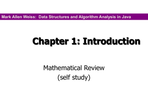 Mathematical Review - USC Upstate: Faculty