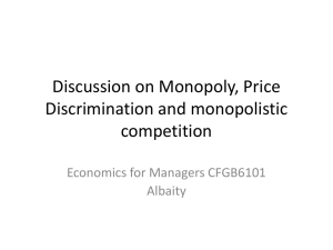discussion monopoly