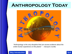 take the anthropology tour