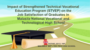 Impact of Strengthened Technical Vocational