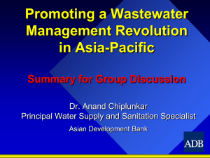 Wastewater management revolution