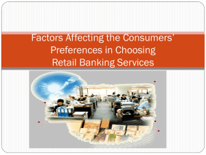 Factors Affecting the Consumers' Preferences in Choosing Retail