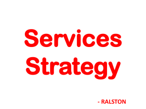 Services Strategy