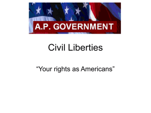 civil liberties power point