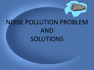 7. noise pollution