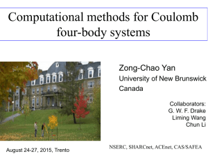 Computational methods for Coulomb four-body systems