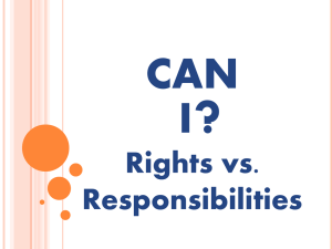 Can I Rights v Responsibilities