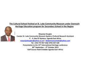The Cultural School Festival at St. Luke Community Museum under