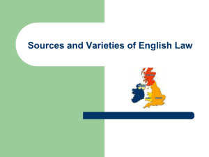 Varieties of English Law
