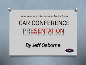 consumer protection act - Johannesburg International Motor Show
