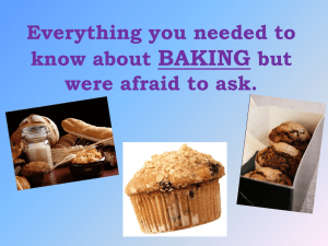 Baking Basics PPT