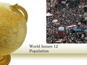 World Issues 12 Population