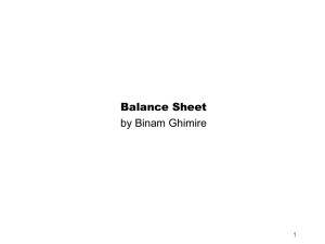 5_BalanceSheet - Banks and Markets