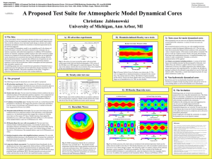 A Proposed Test Suite for Atmospheric Model Dynamical Cores