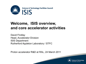 Overview and Summary of ISIS Accelerator R&D