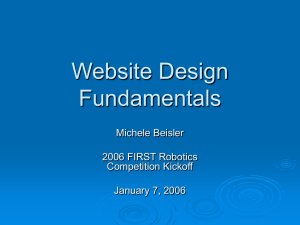 Website Design Fundamentals