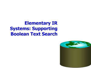 Boolean Text Search - Berkeley Database Research
