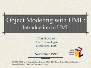 Object Modeling with UML