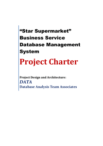 Project Charter - dataanalysisteamassociates