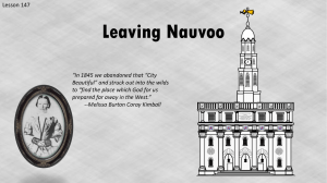 Lesson 147 Leaving Nauvoo Power Pt