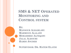 Monitoring and Control System