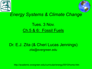 Fossil Fuels - Academic Program Pages at Evergreen