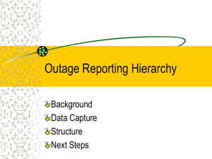 Outage Reporting Hierarchy - IEEE-SA