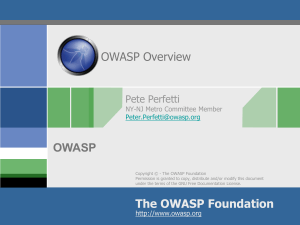 OWASP Intro - New York PHP