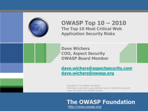 owasp - 2010