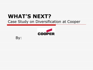 Cooper Industries Case Study