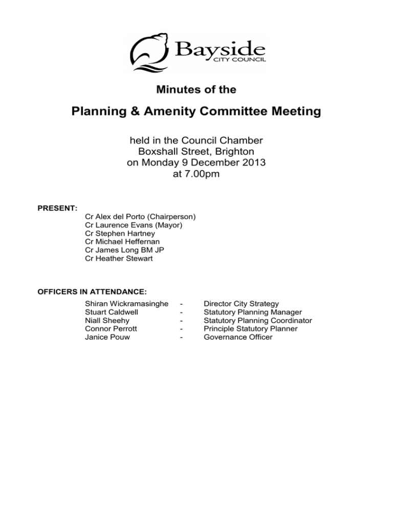 9 December 2013 Planning and Amenity
