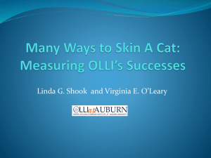 Measuring OLLI's Successes
