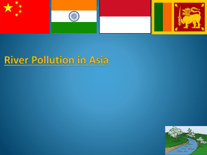 River Pollution in Asia