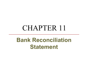 BankReconciliation