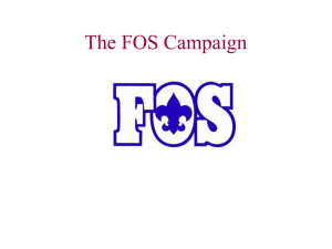 FOS Campaign Power Point presentation