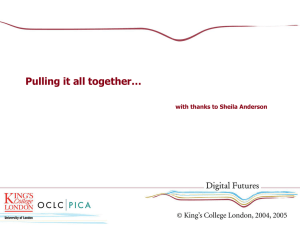 13_pulling_it_together - KCL Digital Consultancy Service
