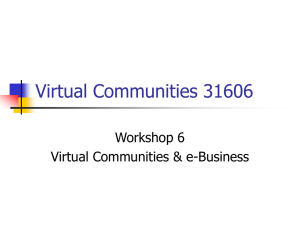 Virtual Communities 31606