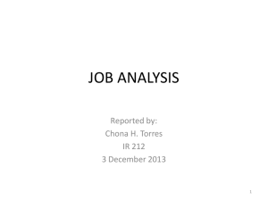 job analysis process