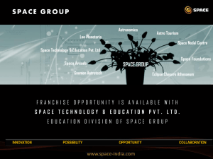 Introduction to SPACE Company Franchising