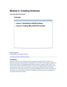Module 2: Creating Schemas - Microsoft Center