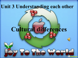 cultural differences