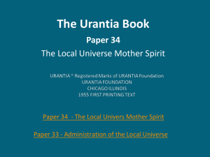 The Local Universe Mother Spirit