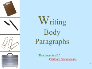 Body-paragraphs