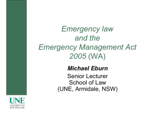 Emergency Management Act 2005 (WA)