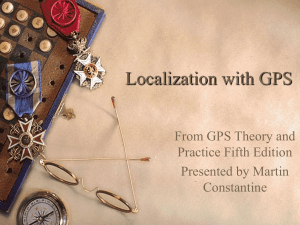 Localization with GPS